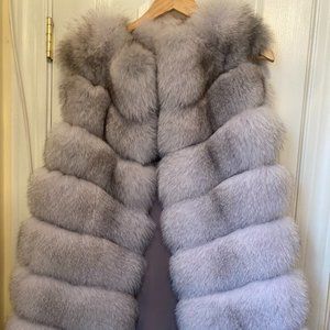 GORSKI Chevron Fox Fur Vest